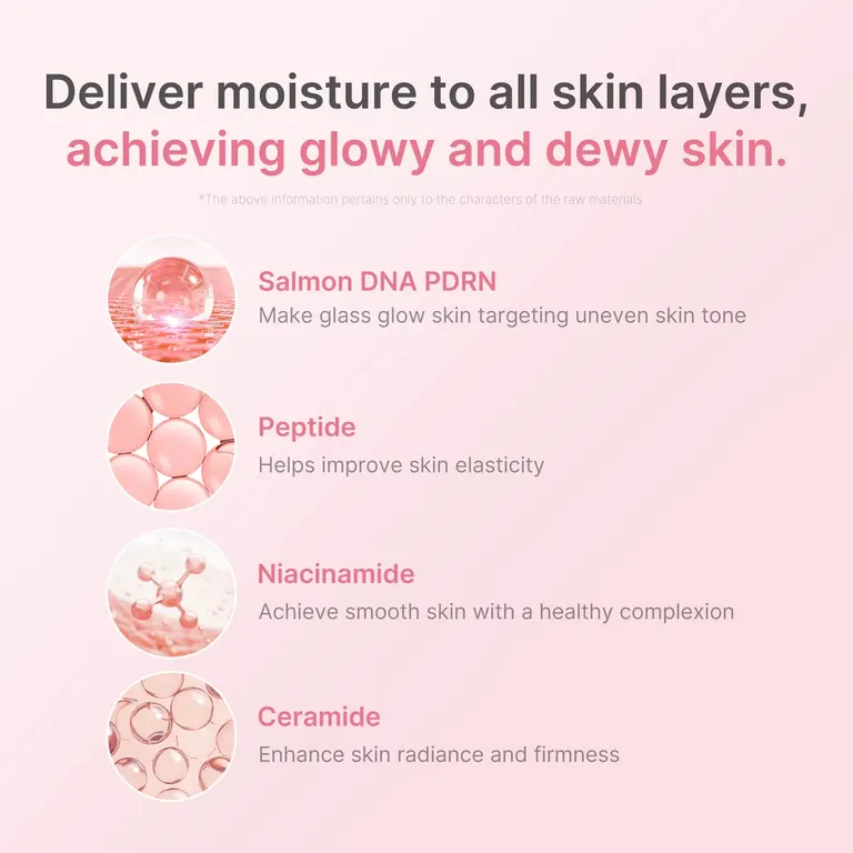 Medicube PDRN Pink Milky Toner - ingredients label back view