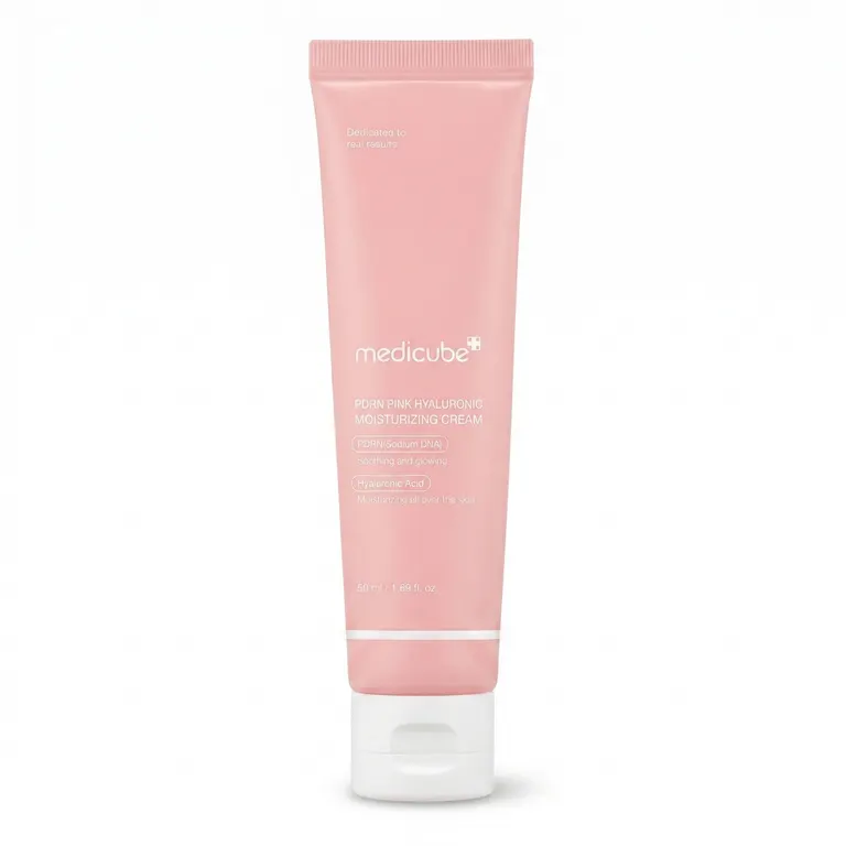 Medicube PDRN Pink Hyaluronic Moisturizing Cream 50ml - Korean brightening moisturizer