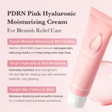 pplying Medicube PDRN Pink Hyaluronic Cream on back of hand - lightweight texture