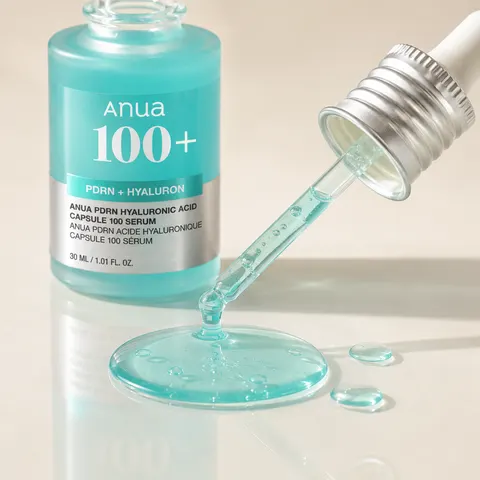 ANUA 100 PDRN + Hyaluronic Capsule 100 Serum - Korean dewy hydration serum
