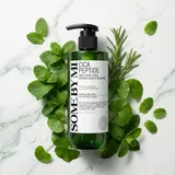 Some By Mi Anti Hair Loss Shampoo with mint leaves and centella