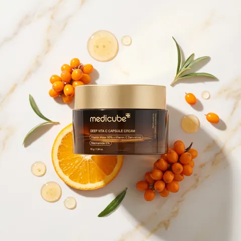 Medicube Deep Vita C Capsule Cream 55g - Korean vitamin C brightening cream