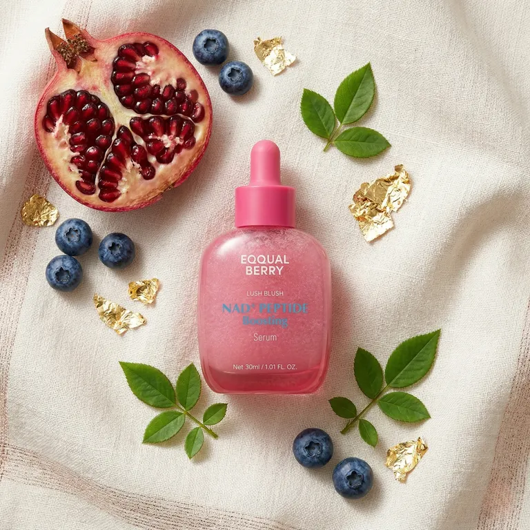 Eqqualberry NAD+ Peptide Boosting Serum 30ml - Korean anti-aging lifting serum with peptides
