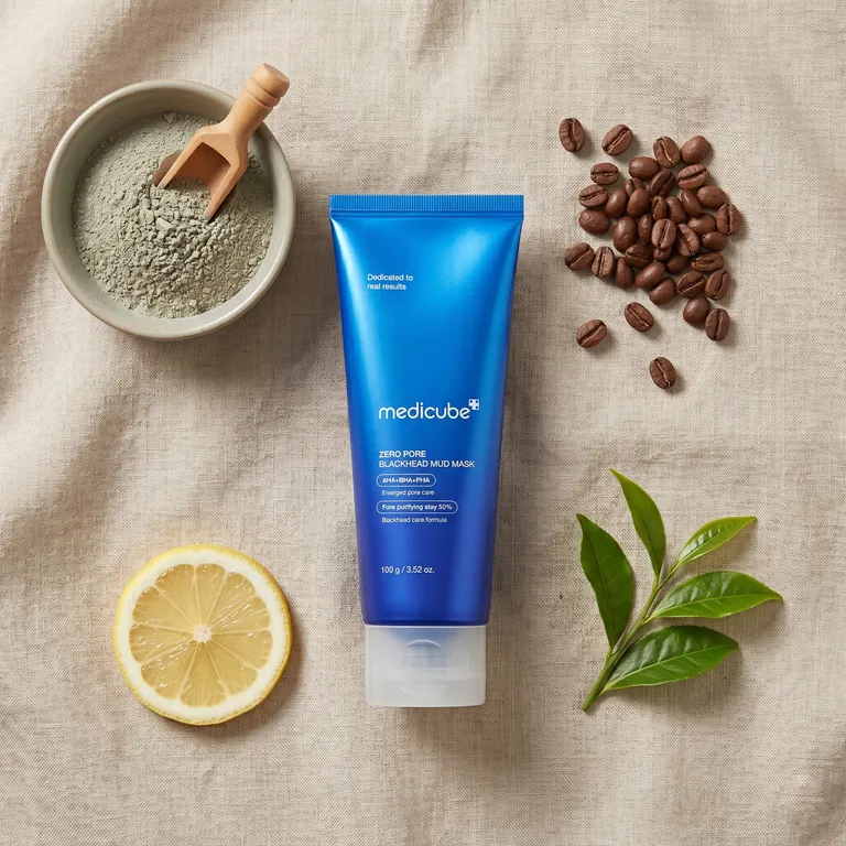 Medicube Zero Pore Mud Mask with clay and botanical extracts