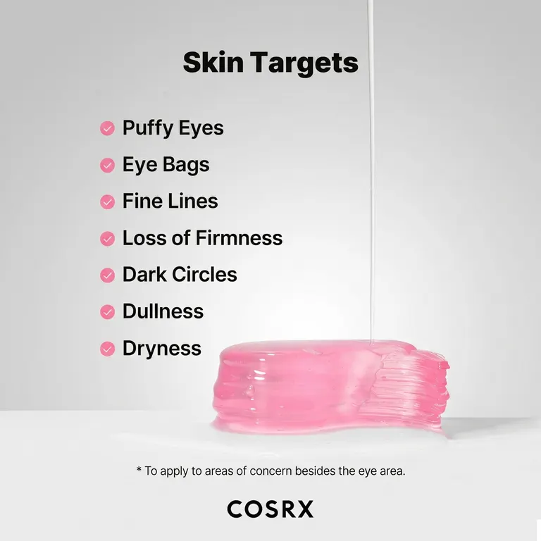 COSRX Peptide Collagen Hydrogel Eye Patch Skin targets