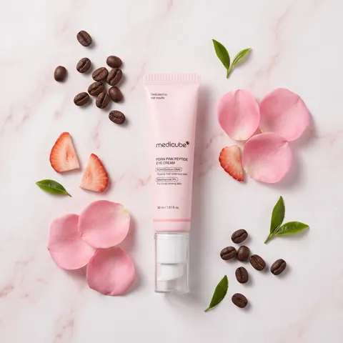 Medicube PDRN Pink Peptide Eye Cream 30ml - Korean anti-wrinkle eye cream
