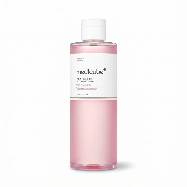 Medicube PDRN Pink Cica Soothing Toner 250ml - Korean brightening toner