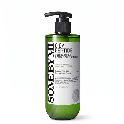 Some By Mi Cica Peptide Anti Hair Loss Shampoo 285ml - Korean scalp care shampoo