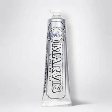 Marvis Whitening Mint Toothpaste 85ml - Italian luxury silver tube