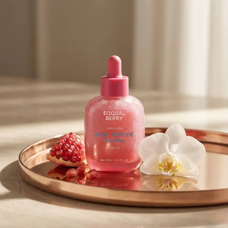 Eqqualberry NAD+ Peptide Boosting Serum 30ml - Korean anti-aging lifting serum with peptides