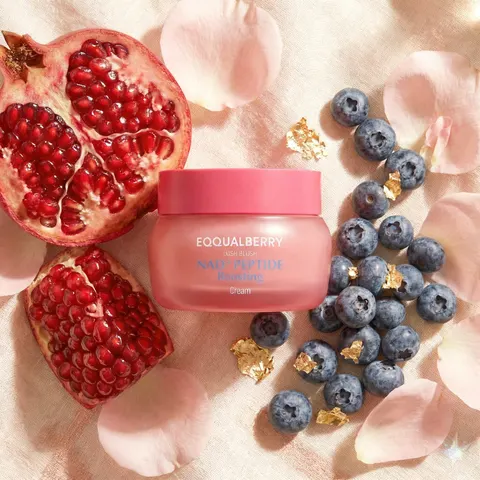 Eqqualberry Lush Blush NAD+ Peptide Boosting Cream 50ml - Korean lifting cream