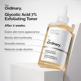 The Ordinary Glycolic Acid 7% Toner - ingredients label back view
