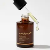 Medicube AGE-R Glutathione Serum clear droplets on glass surface