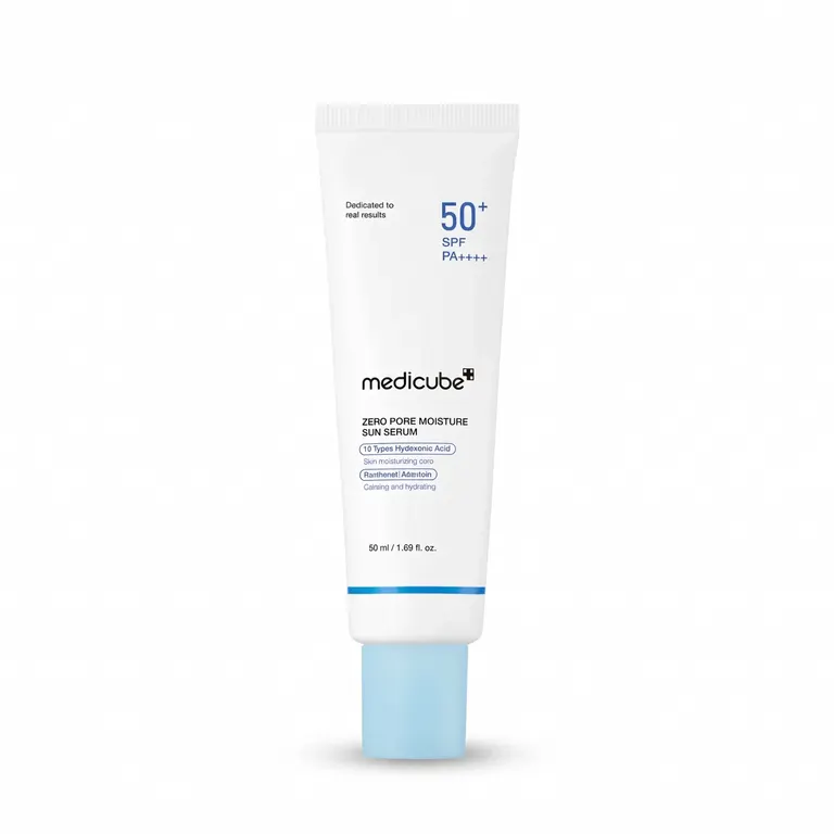 Medicube Zero Pore Moisture Sun Serum SPF50+ 50ml - Korean hydrating sunscreen
